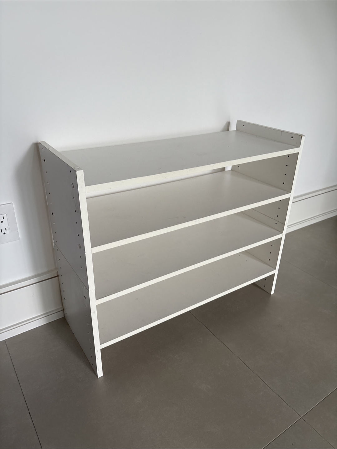 White 3-Tier Shelf - photo 2