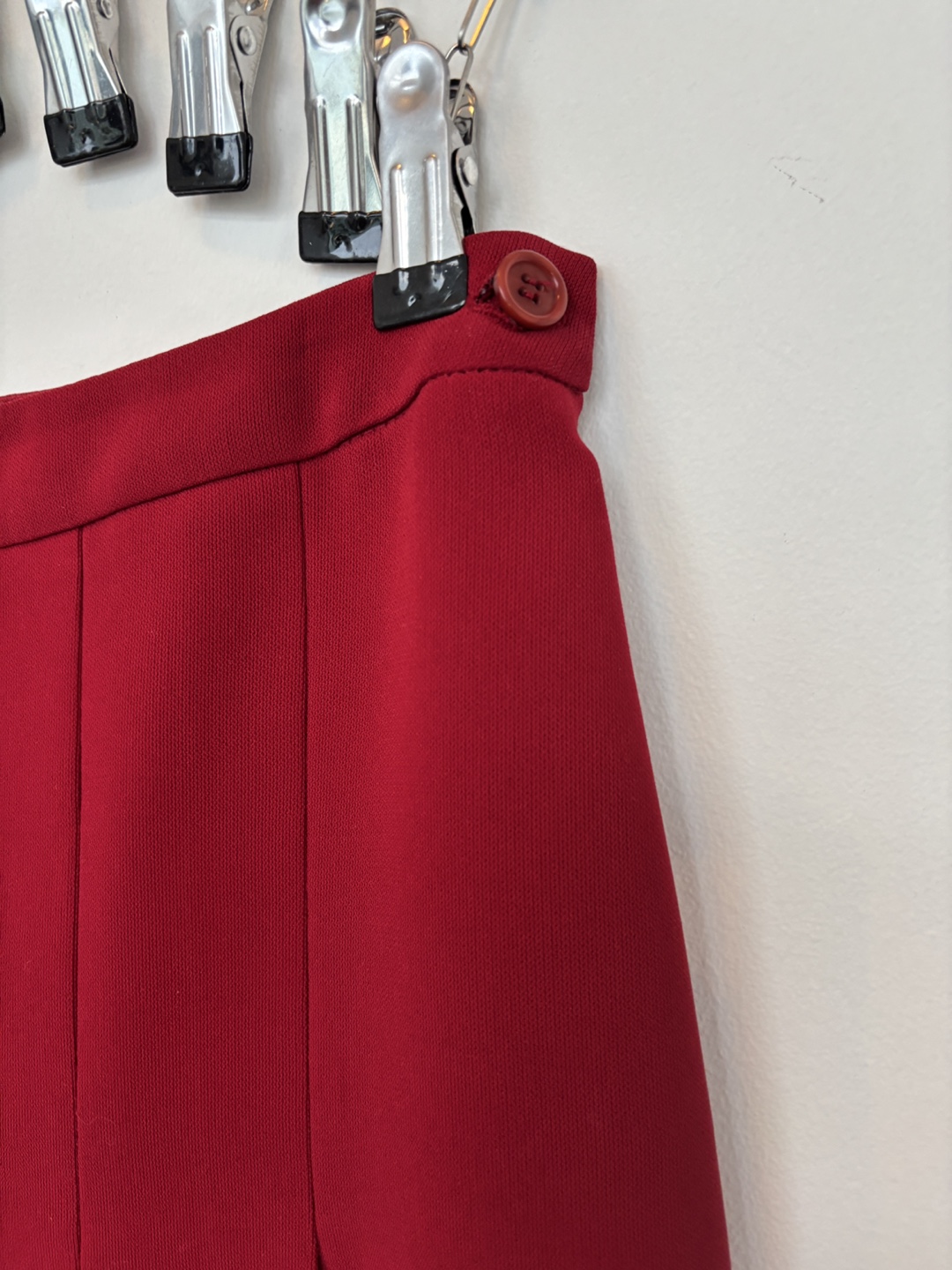 Red Pleated Skirt - photo 4