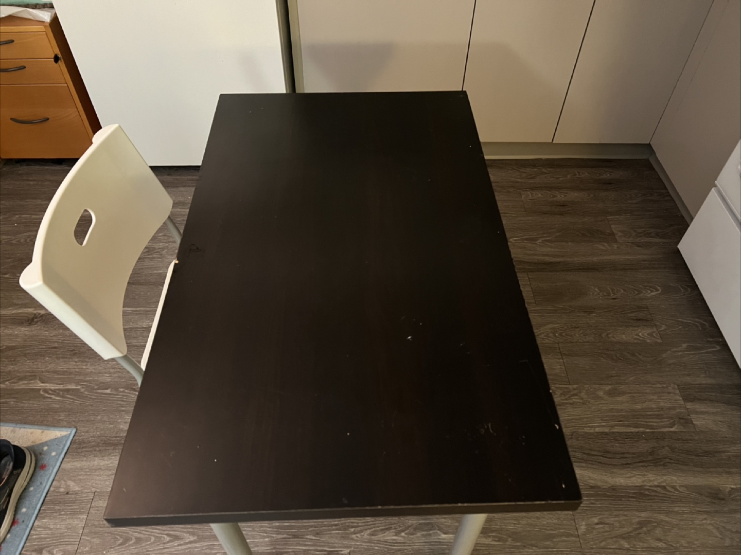 IKEA Dining Table/Work Desk (with two chair)