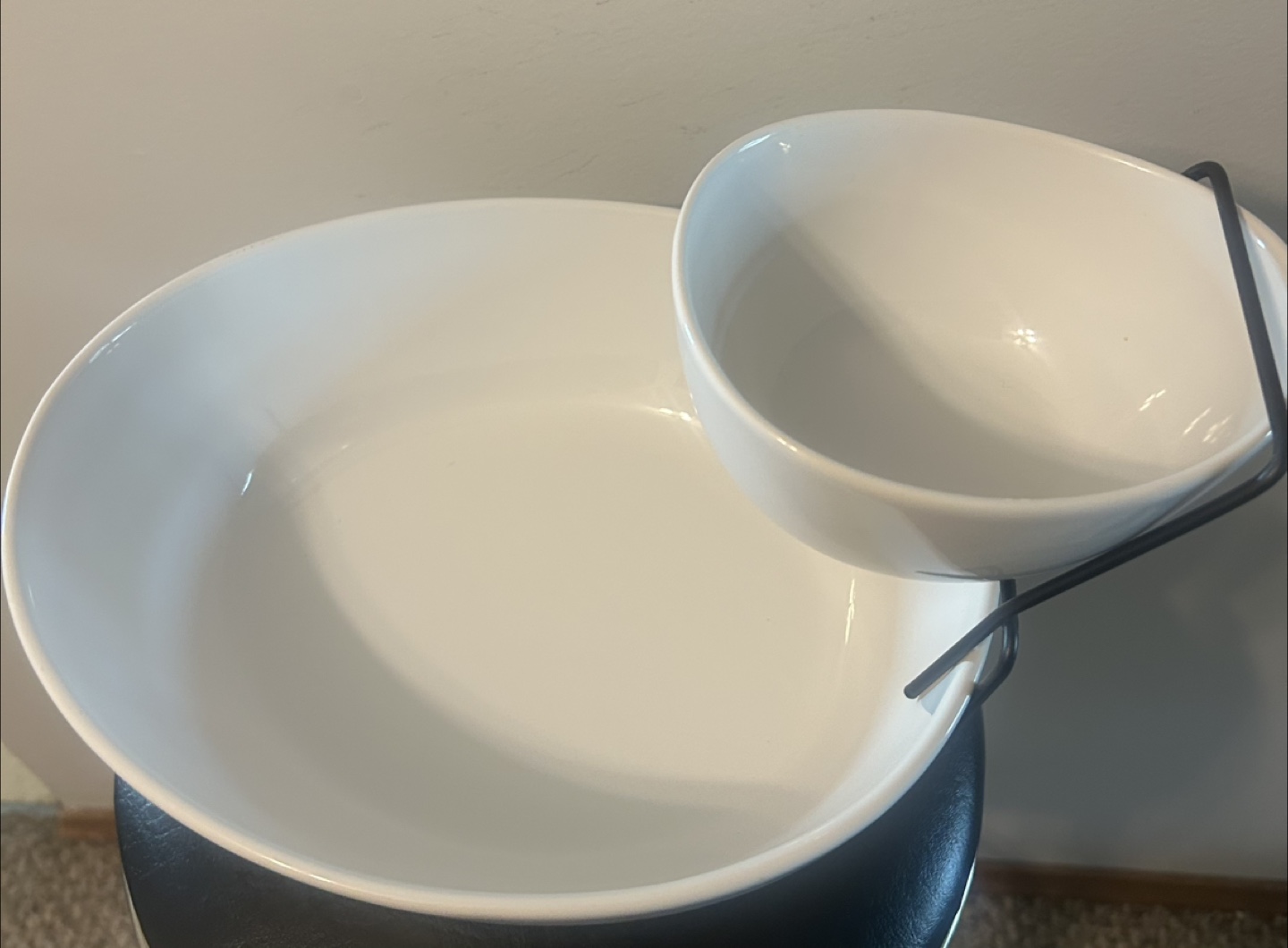 Serving Bowl with Dip Bowl - photo 2