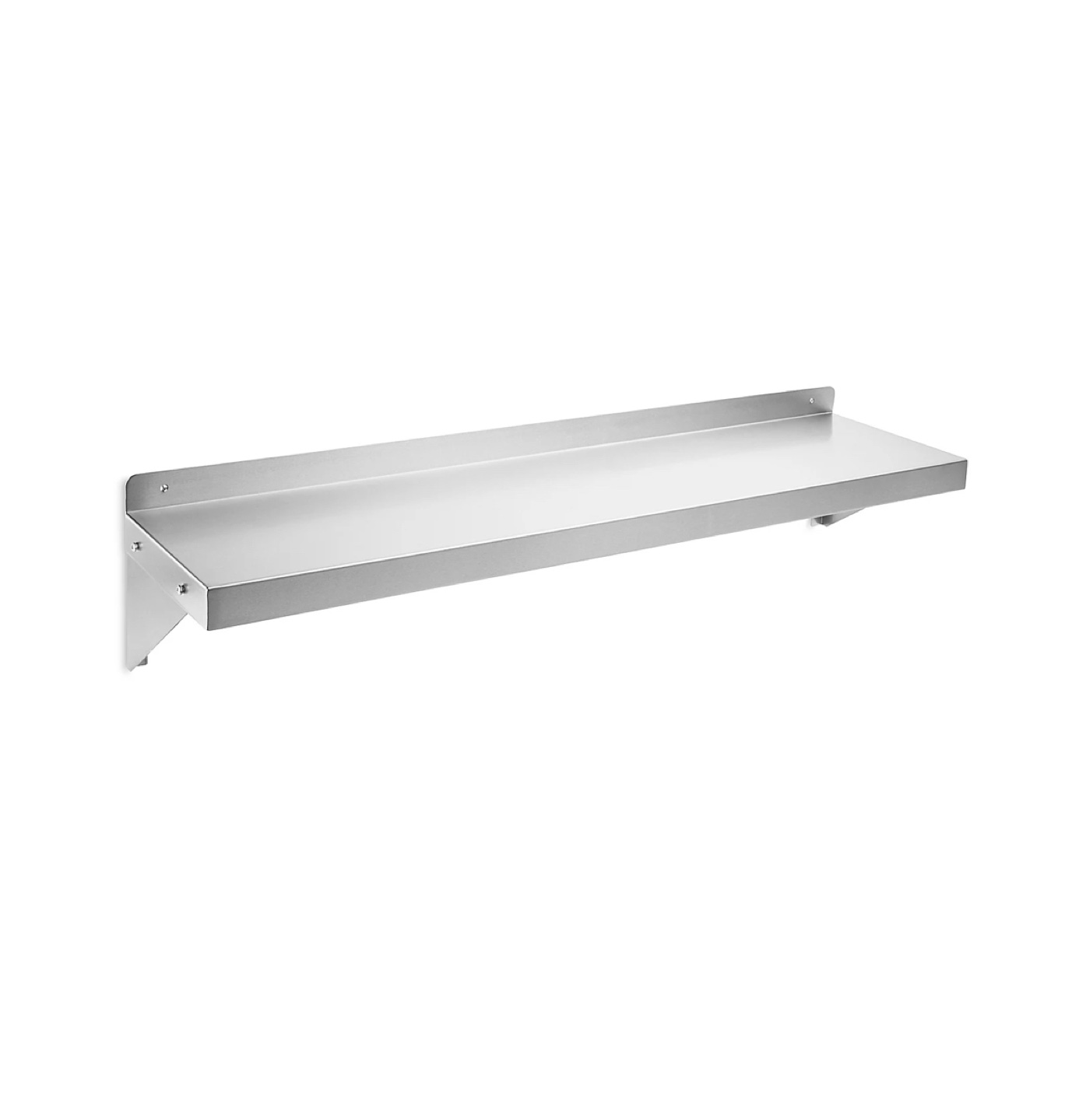 Stainless Steel Wall-Mount Shelving