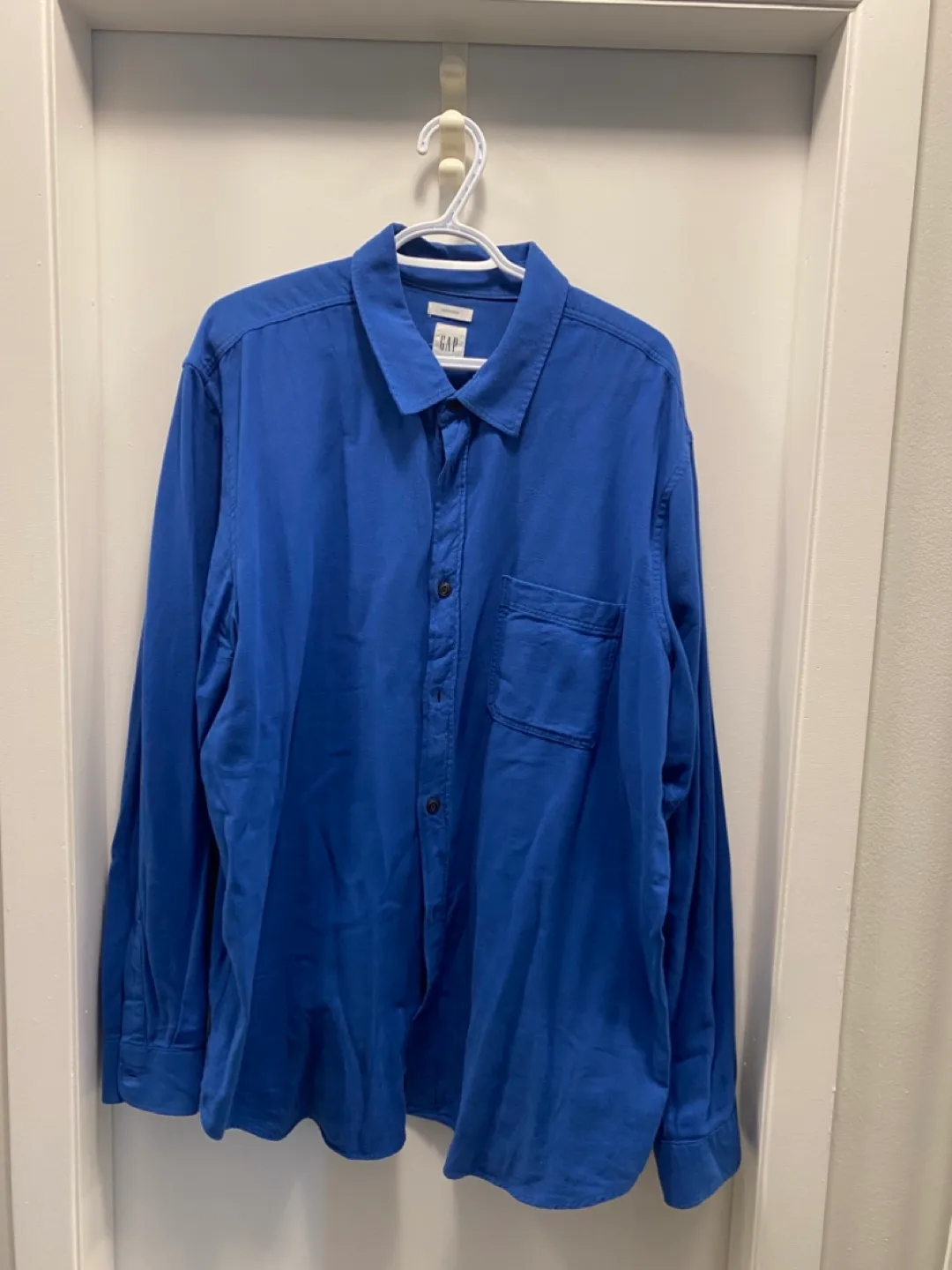 Blue Long Sleeve Button-Up Shirt thumbnail
