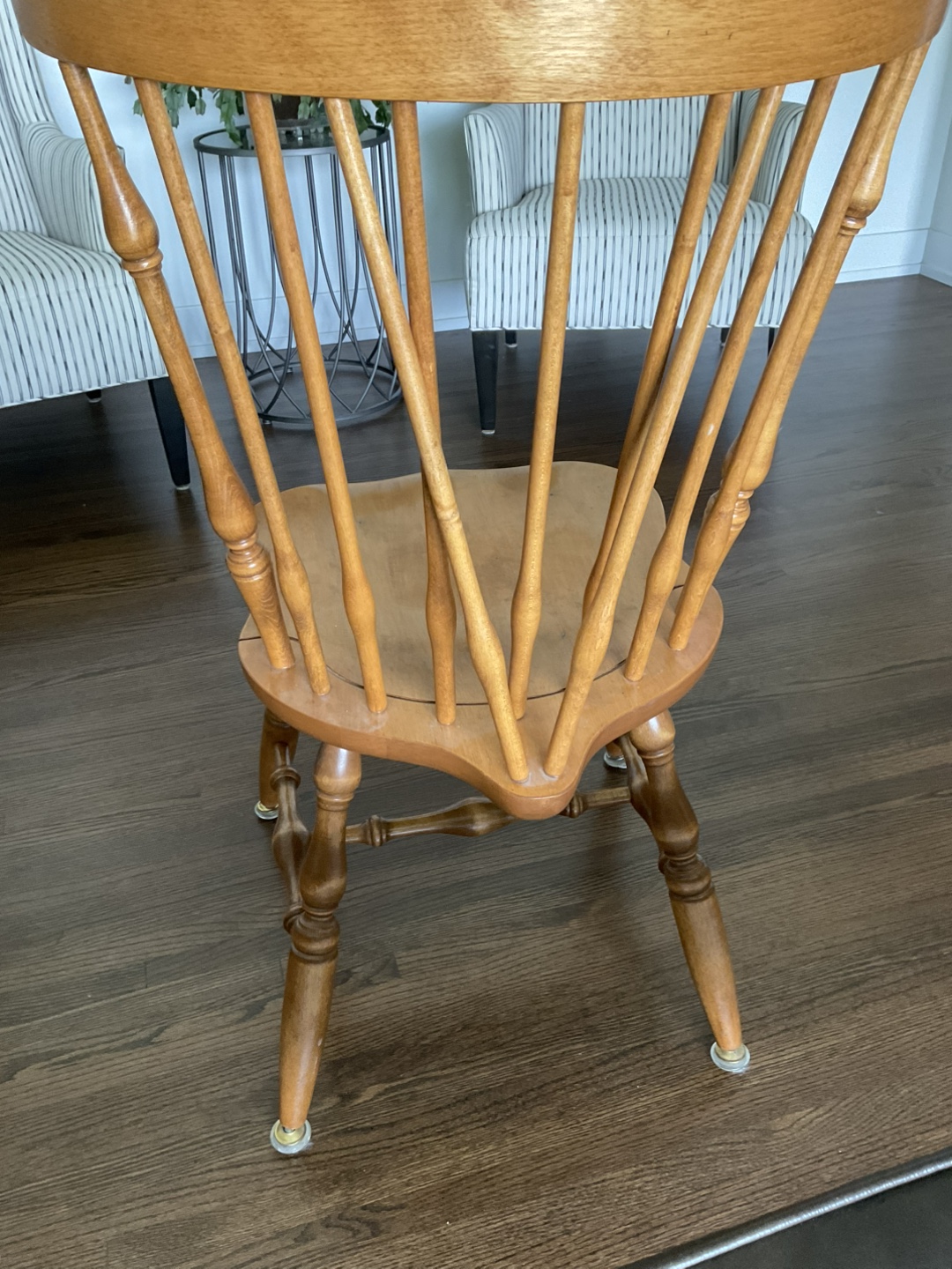 Solid Maple Spindle Back Chairs - photo 4