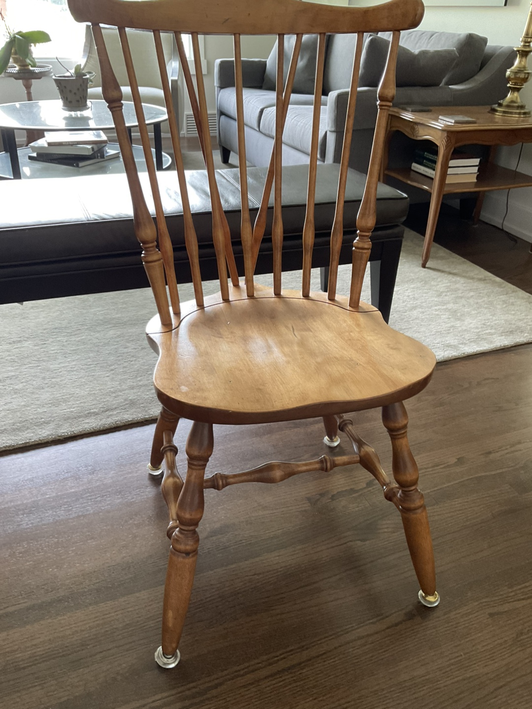 Solid Maple Spindle Back Chairs - photo 3
