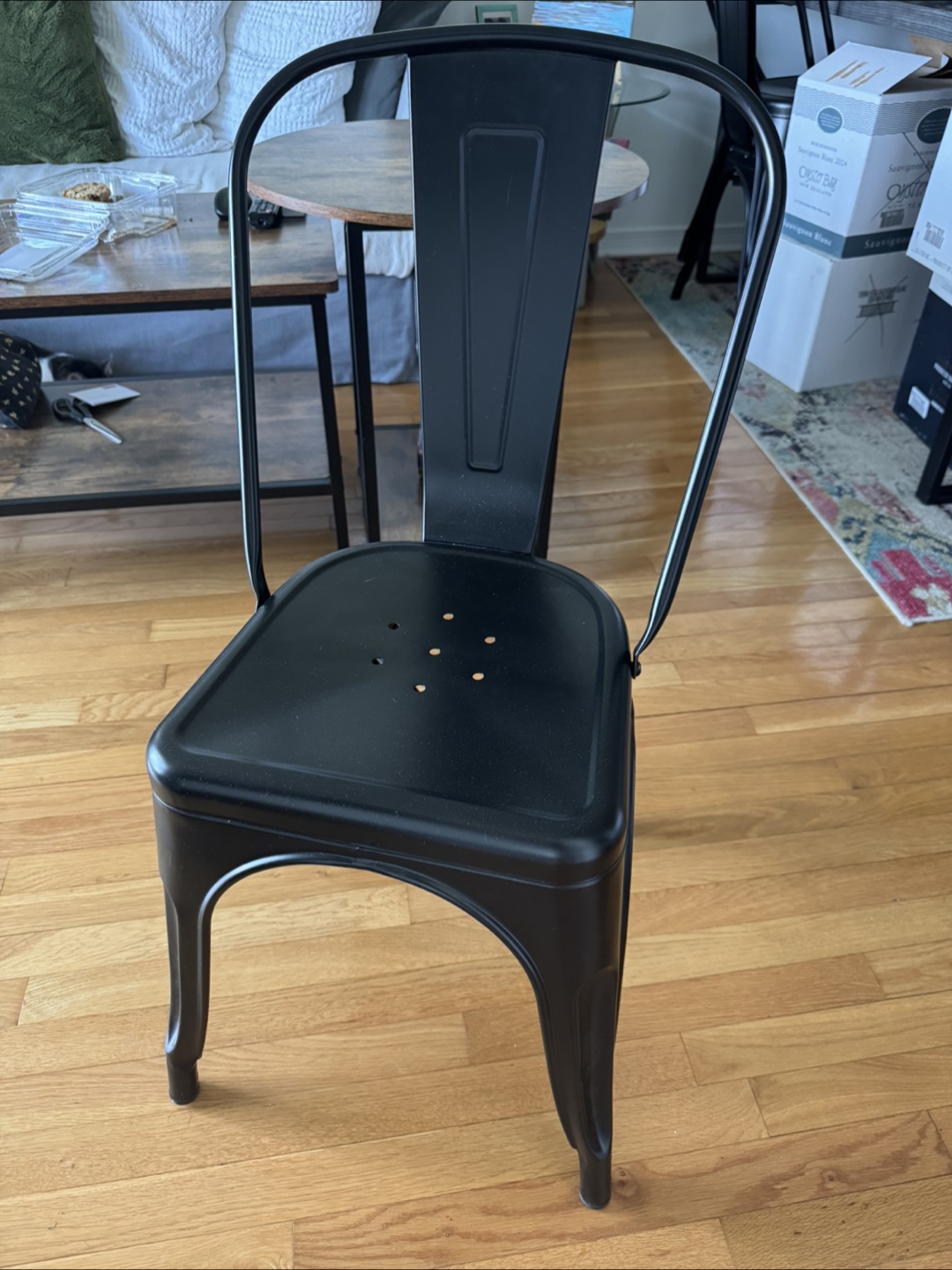 Black Metal Chair - photo 4