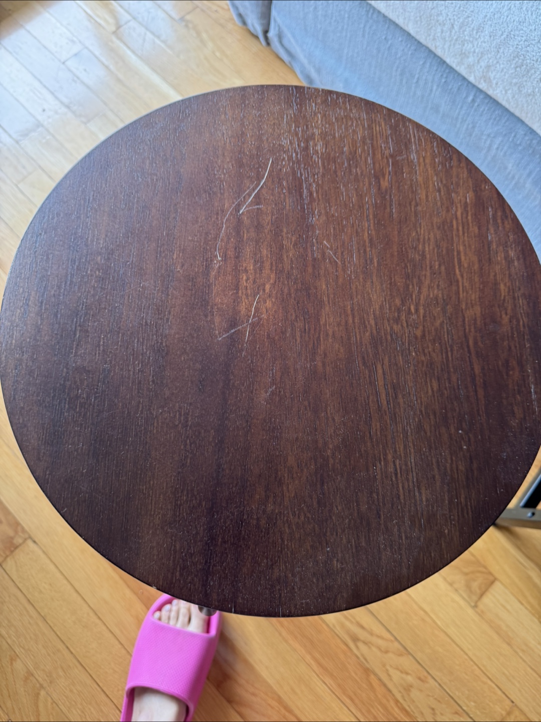 Dark Wood Side Table - photo 3