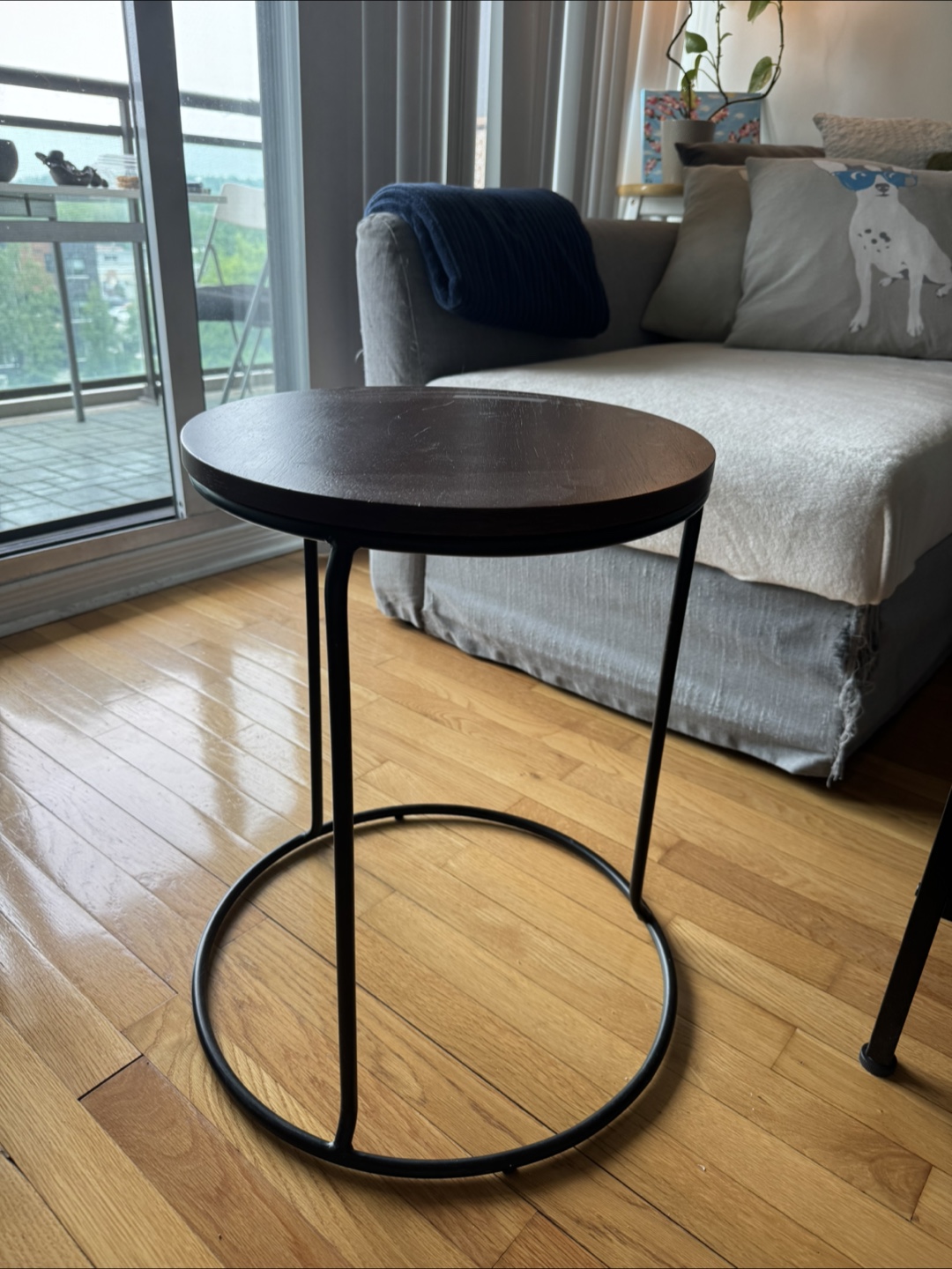 Dark Wood Side Table