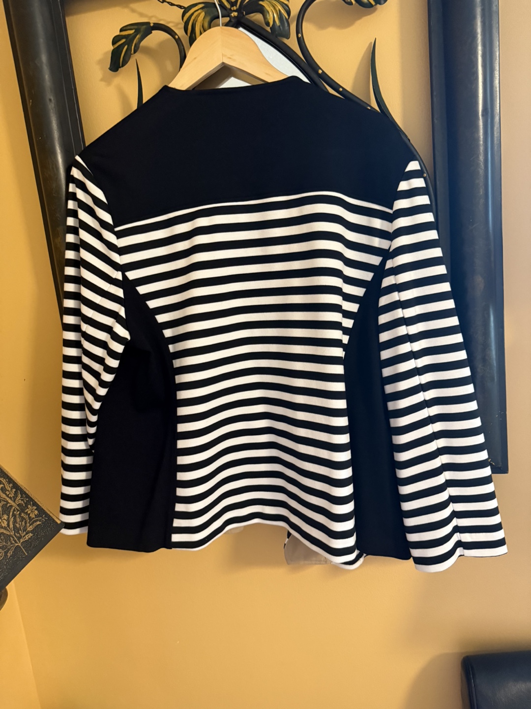 Chico's Black & White Striped Jacket - photo 3