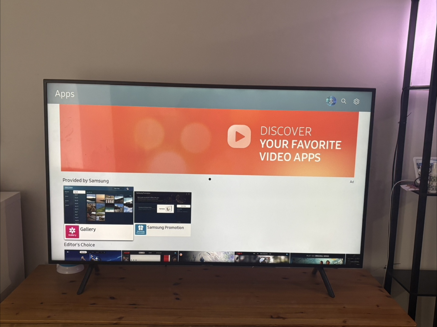 Samsung 55" TV