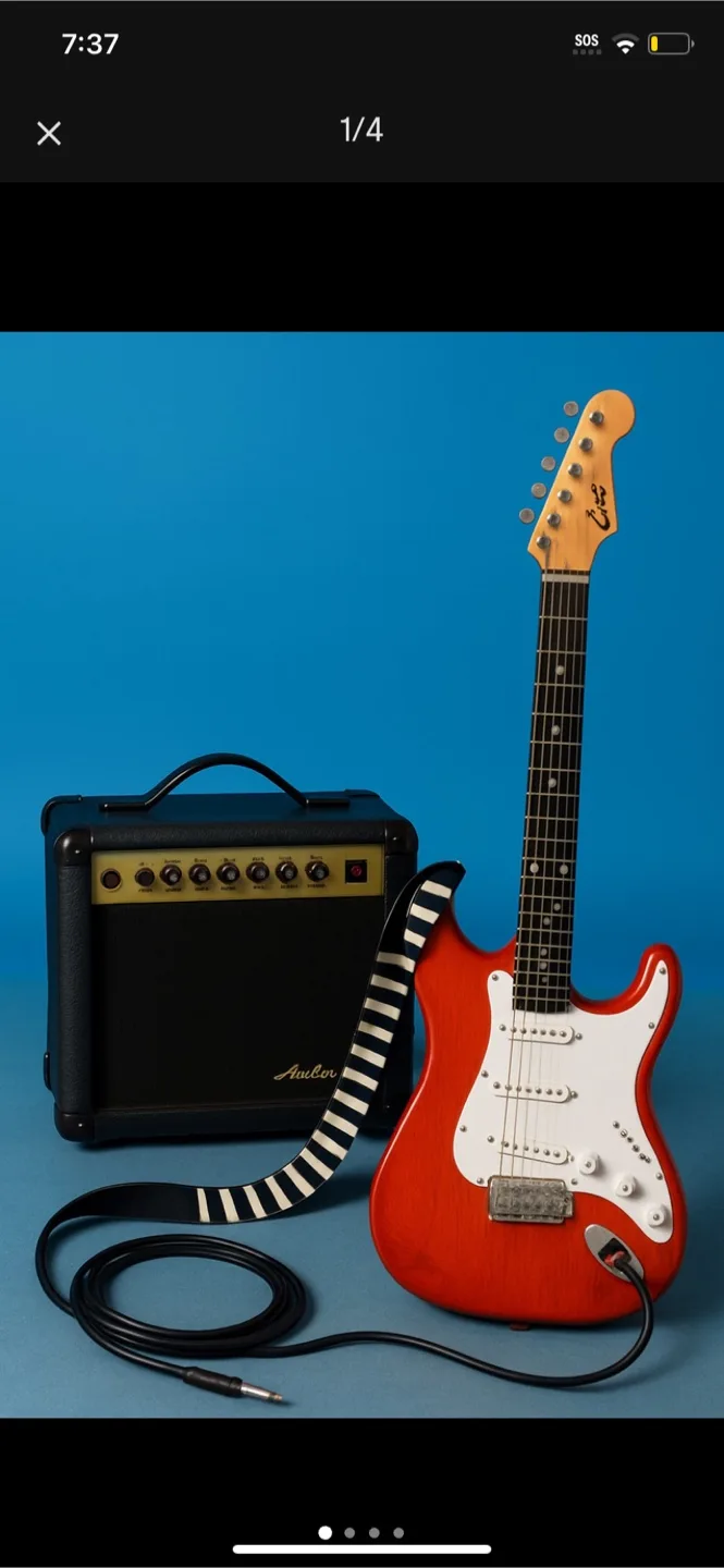 One month old electric guitar for 120 thumbnail