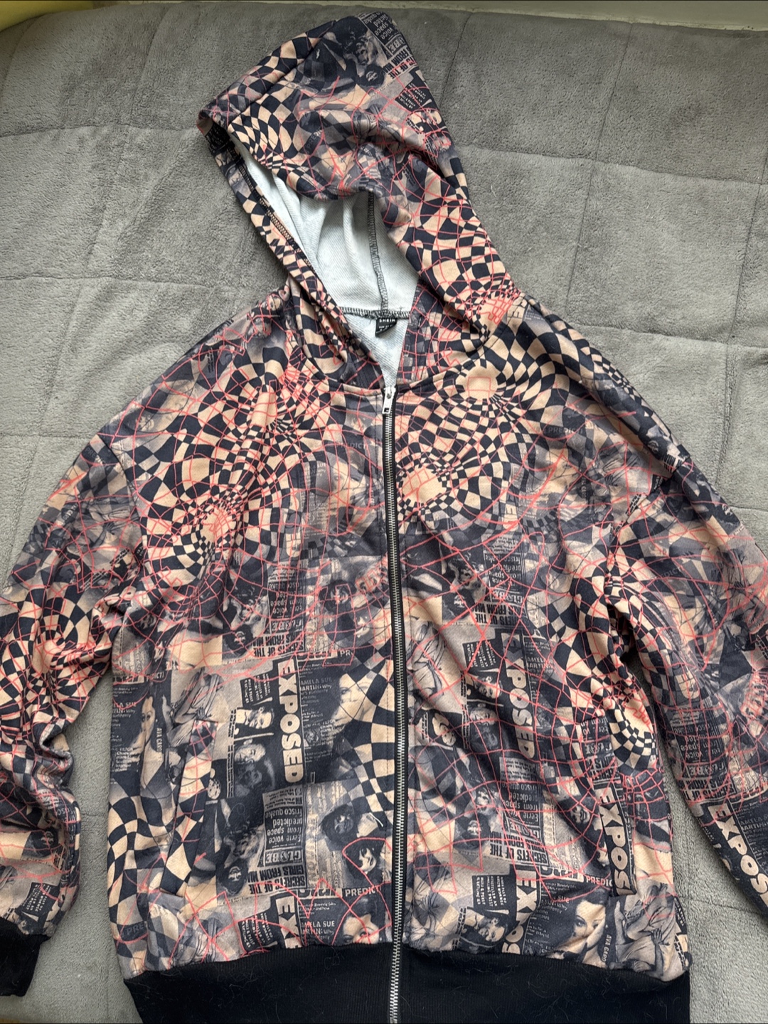 SHEIN Zip-Up Hoodie
