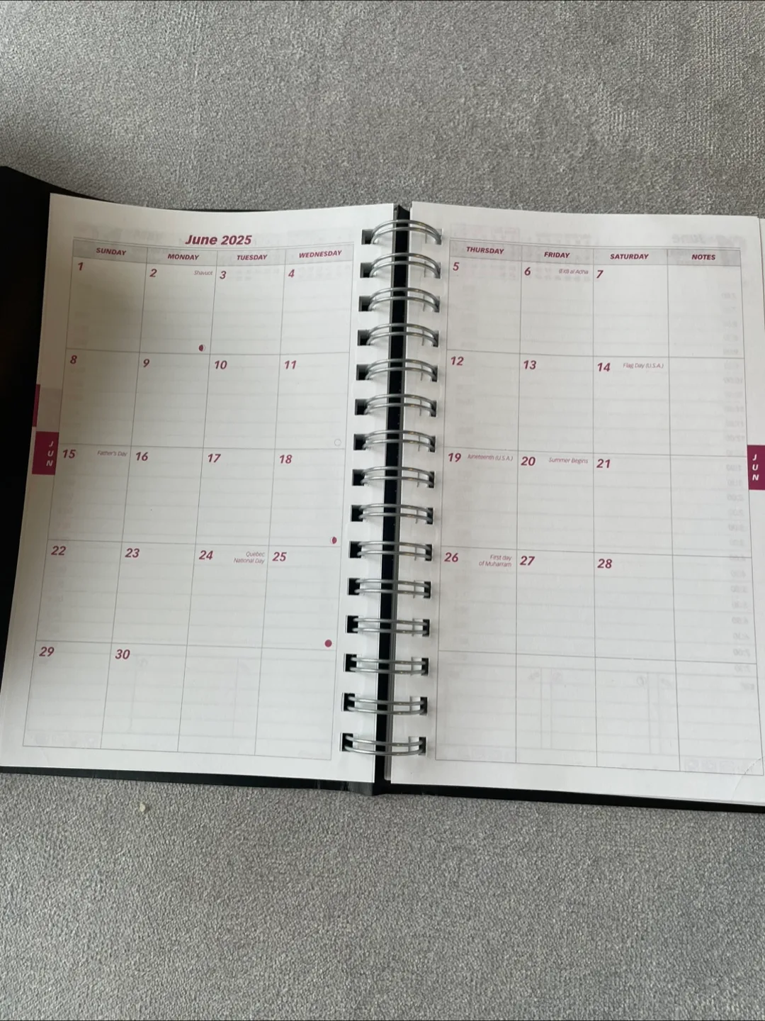 2025 Planner Agenda and Leather Journal Bundle image indicator(5)