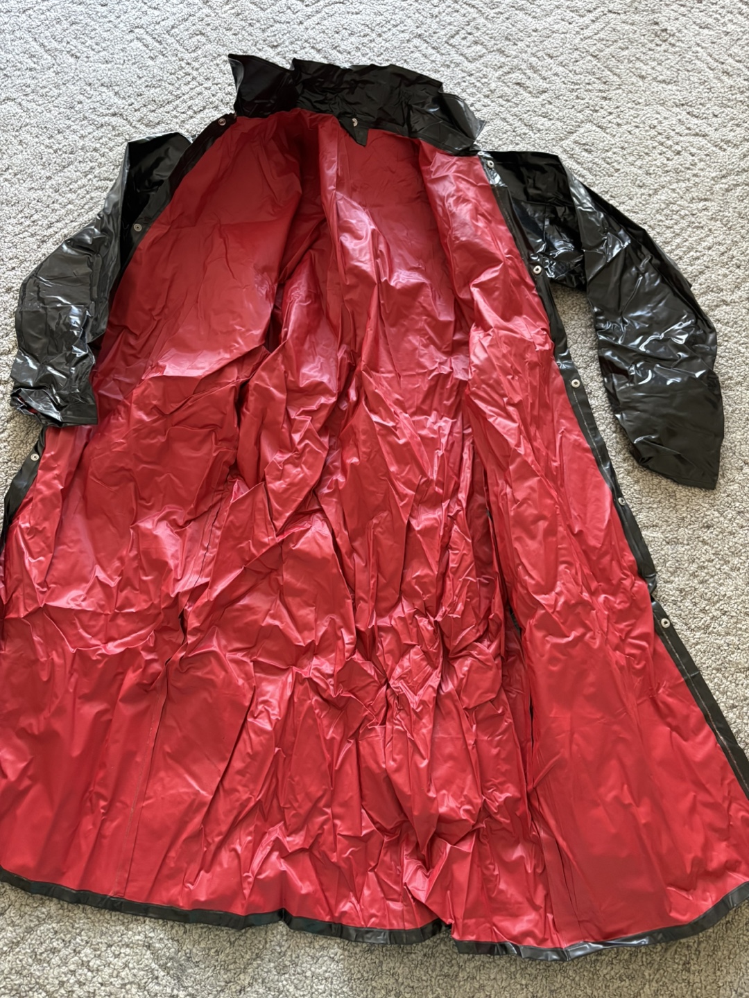 New Vinyl Raincoat - Size L (Never Worn) - photo 3