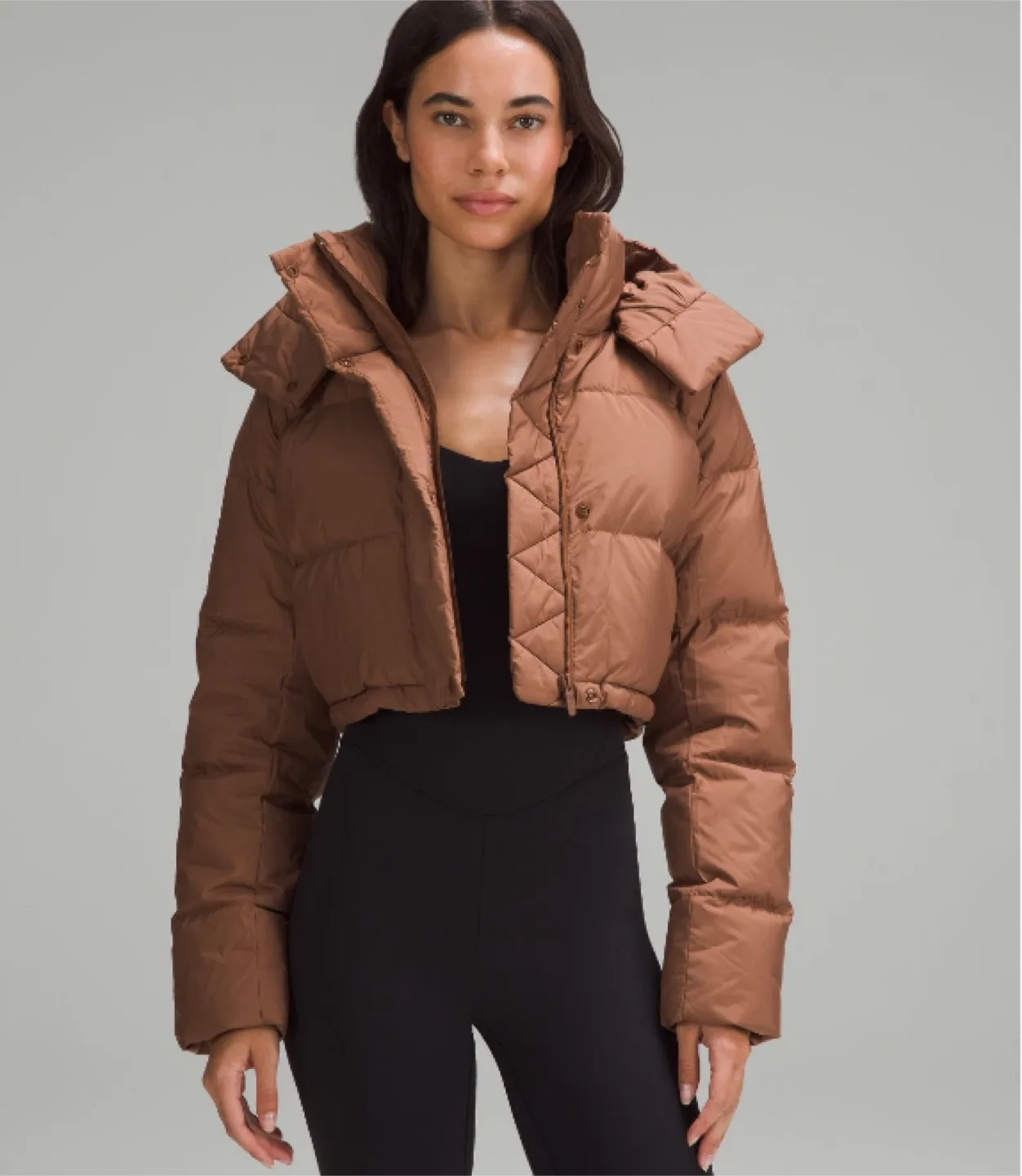 Lululemon super crop winter jacket! Sz 6 thumbnail