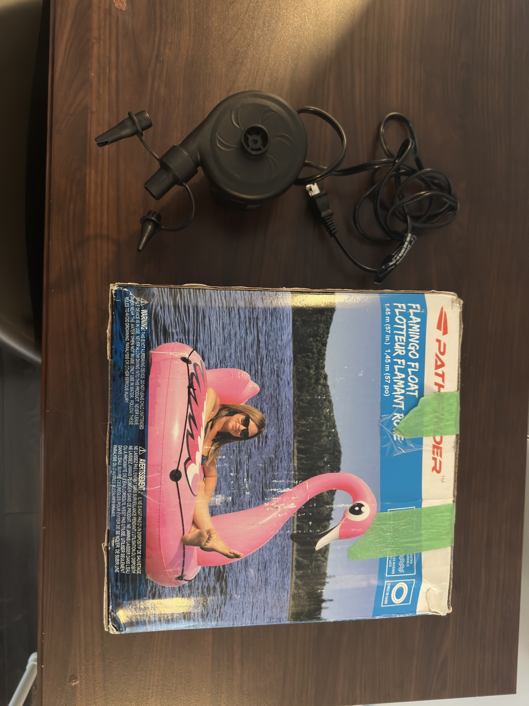 Flamingo Float with Electric Pump