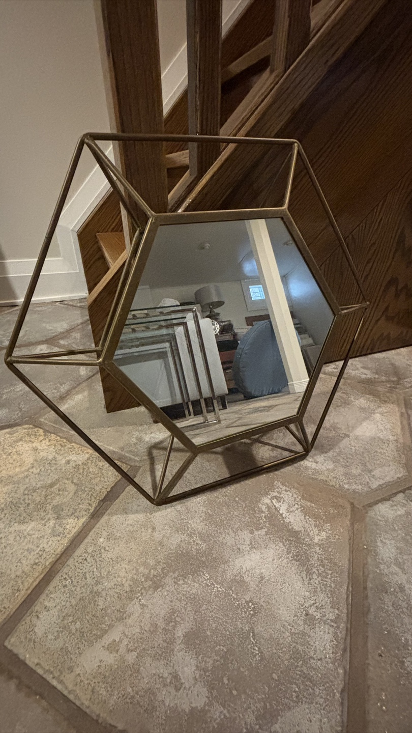 Geometric Wall Mirror - photo 2