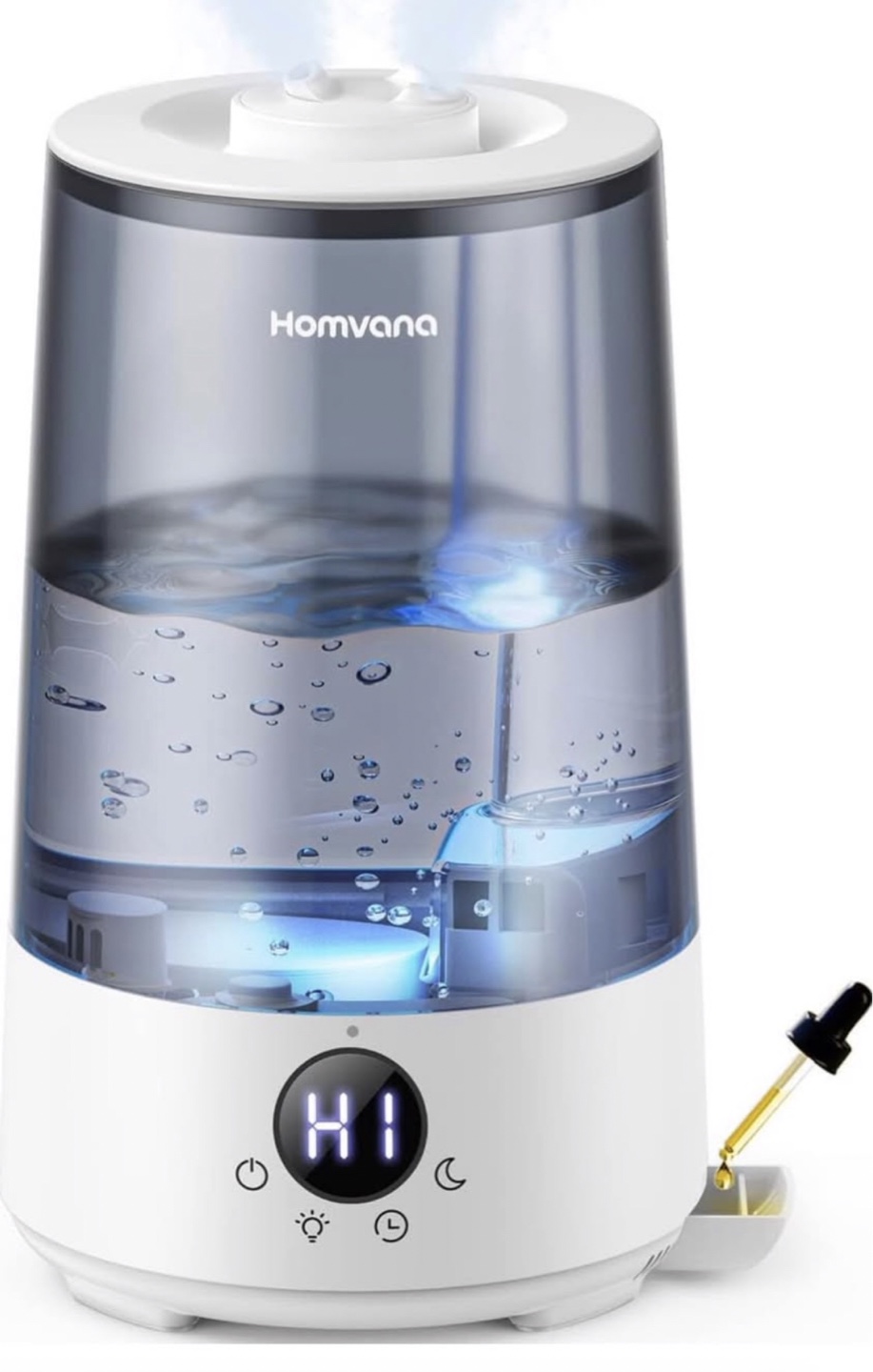 New Homvana Humidifiers for Bedroom Home, 3L Cool
