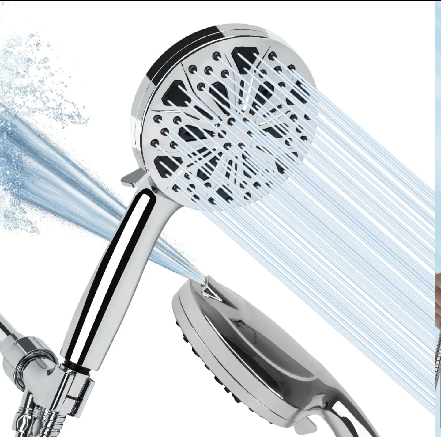 High-Pressure Shower Head with Multiple Settings image indicator(2)