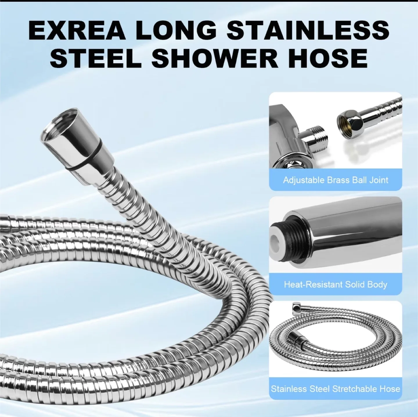 High-Pressure Shower Head with Multiple Settings image indicator(6)