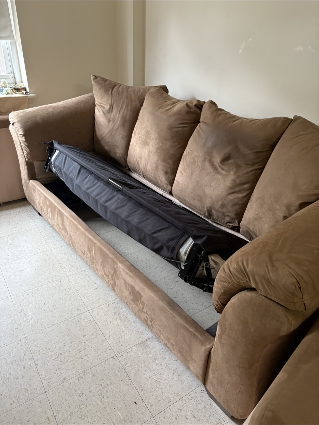 Brown Sofa Bed - photo 2