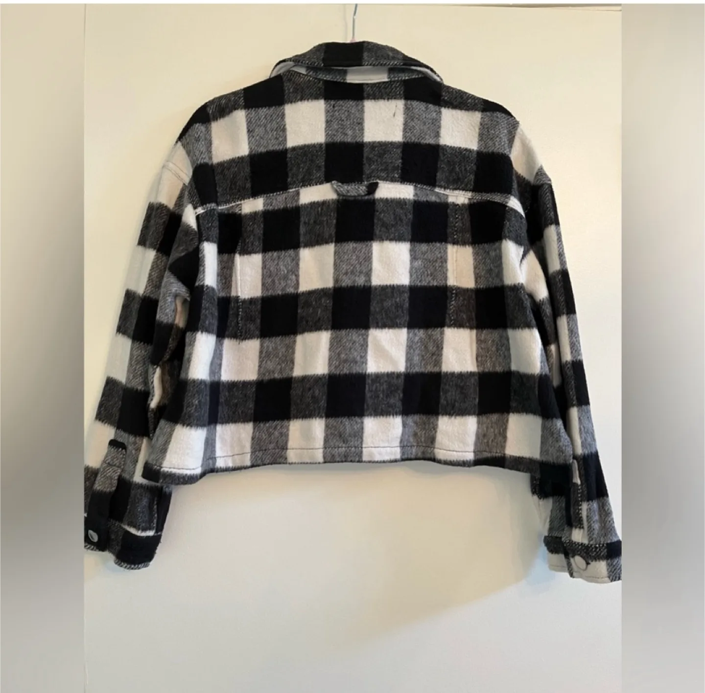 Zara Plaid Cropped Jacket 🥕 image indicator(4)