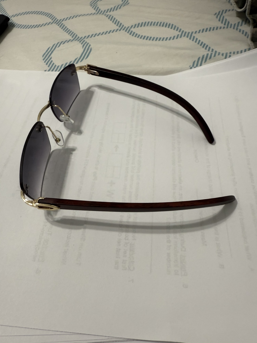Rimless Grey/Blue glasses - photo 3