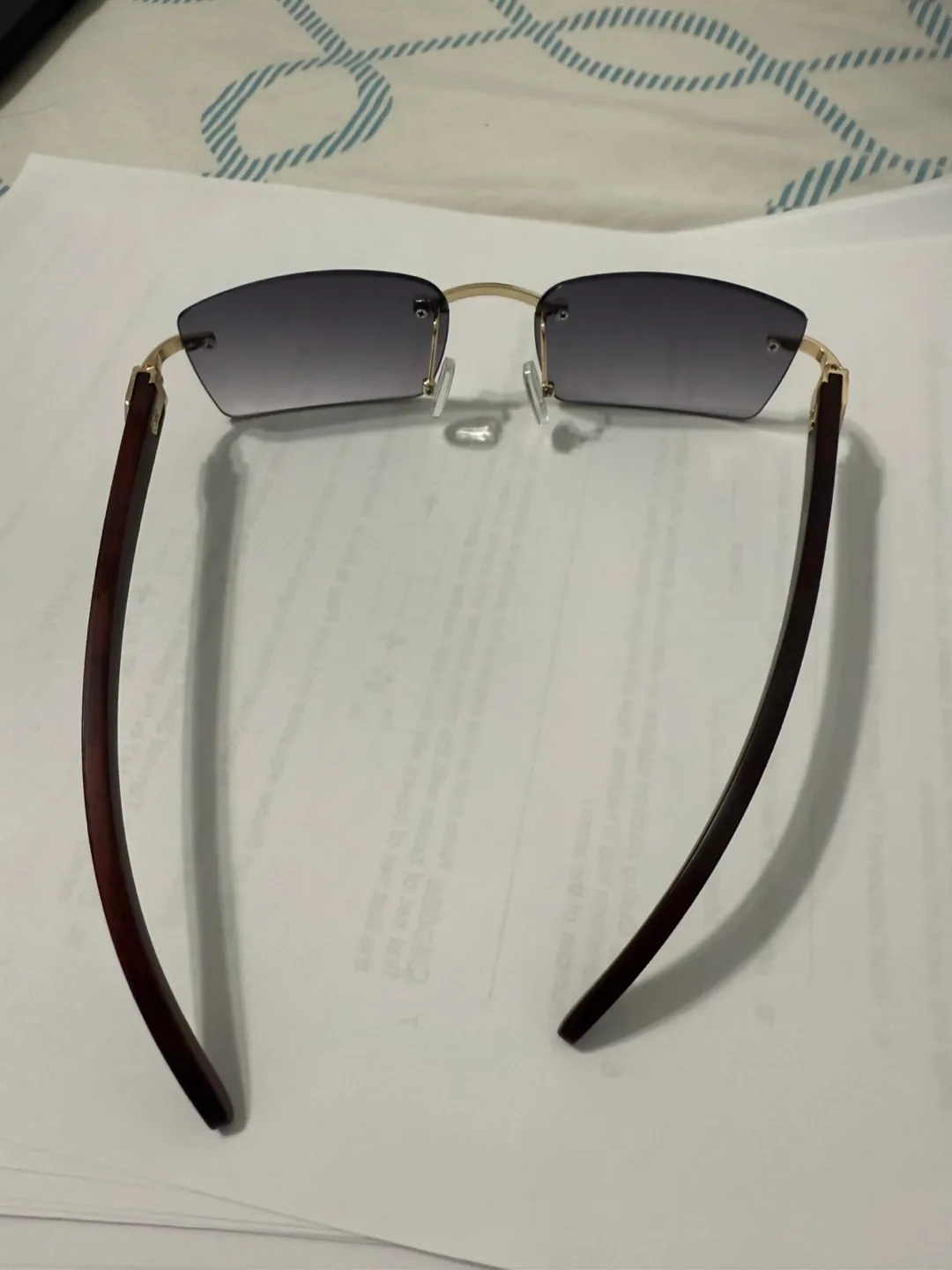 Rimless Grey/Blue glasses image indicator(4)