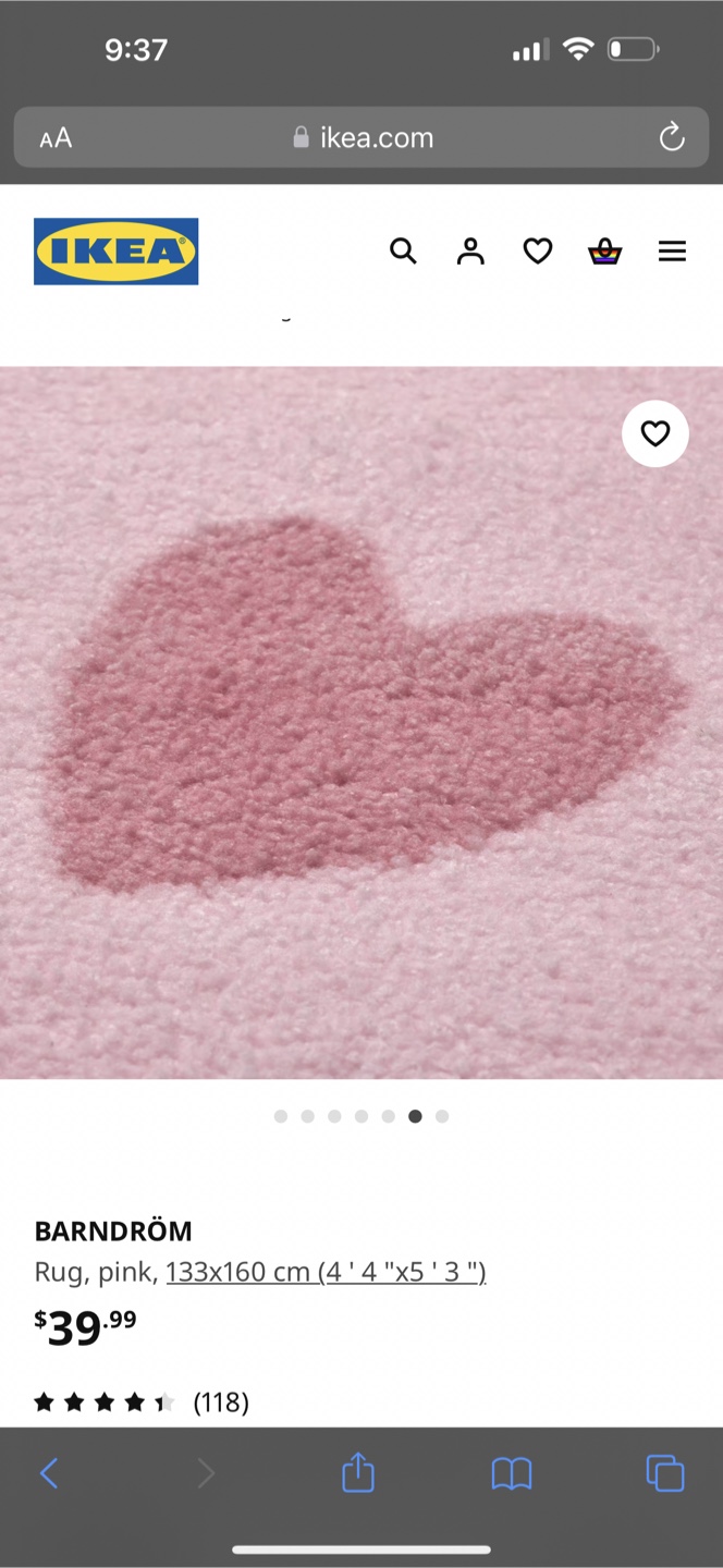 Pink Heart Rug - photo 2