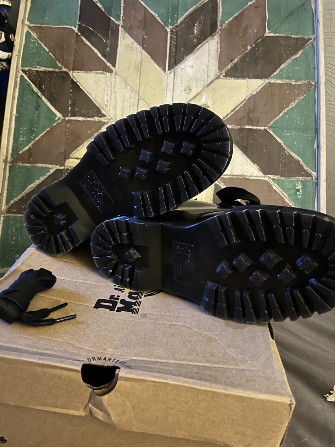 Dr. Martens Molly Black Boots - Size 8 - photo 3