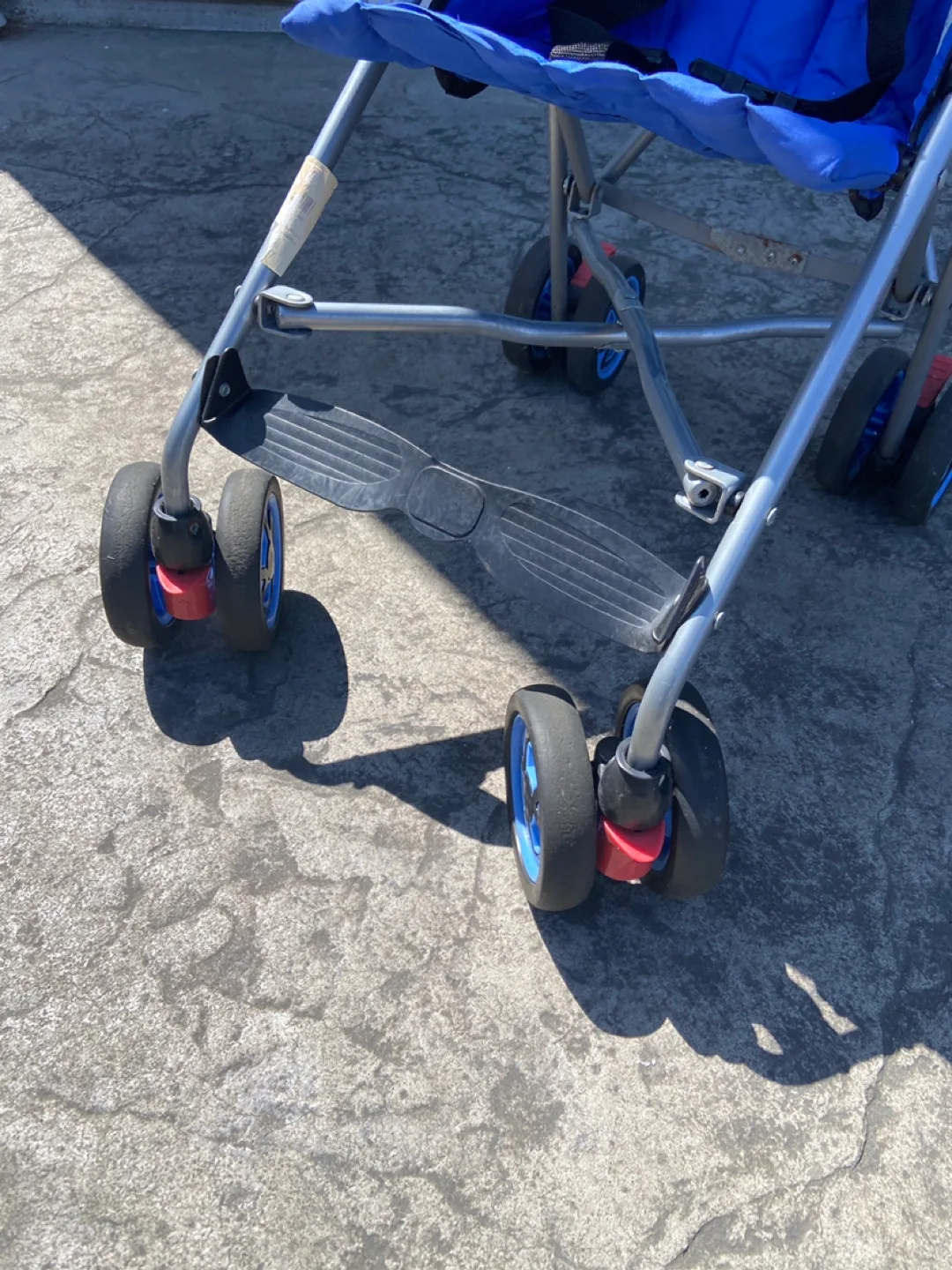 Foldable Blue Baby Stroller image indicator(3)