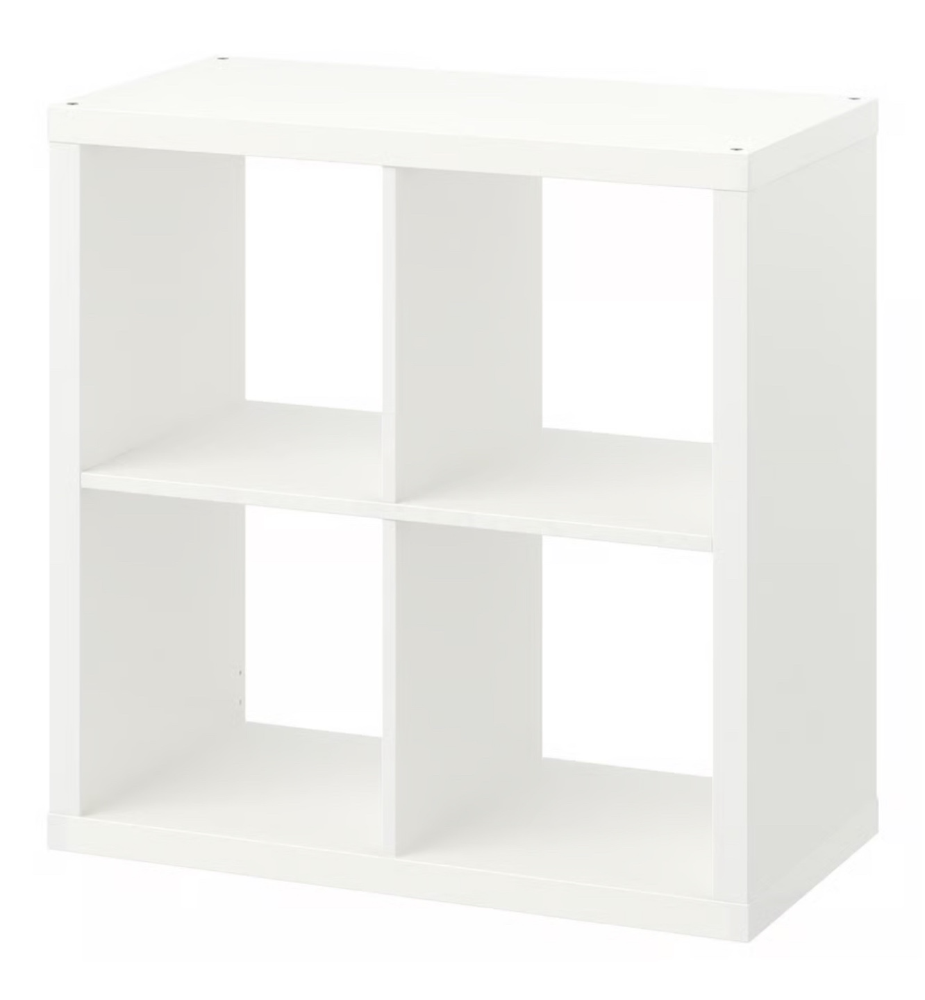 White 4-Cube Storage Unit