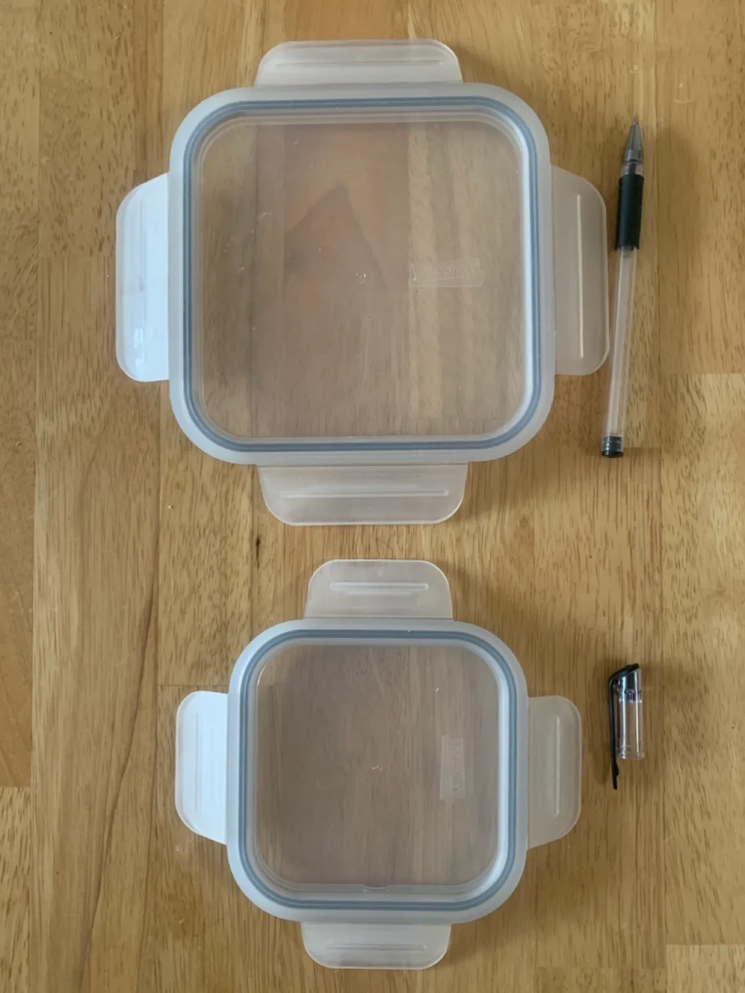 🥕Glasslock Square lid💚 thumbnail