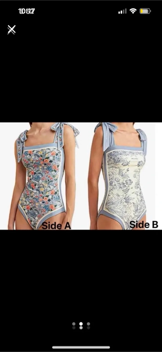 Two (2) Reversible One Piece Swimsuit image indicator(2)