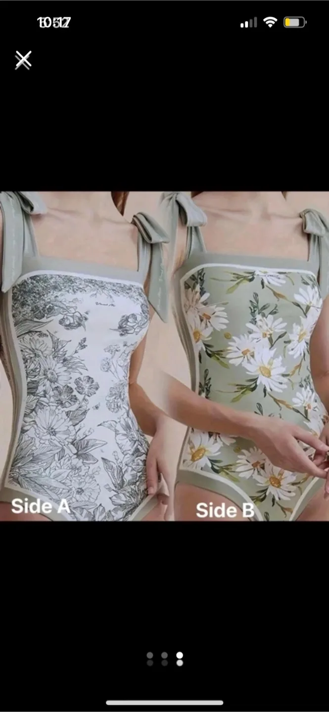 Two (2) Reversible One Piece Swimsuit image indicator(3)