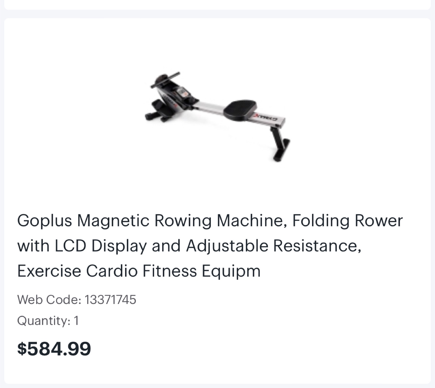 GYMAX Rowing Machine