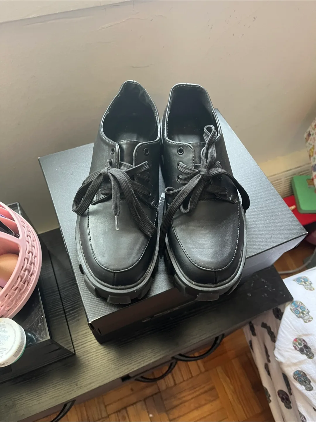 Platform Black Shoes thumbnail
