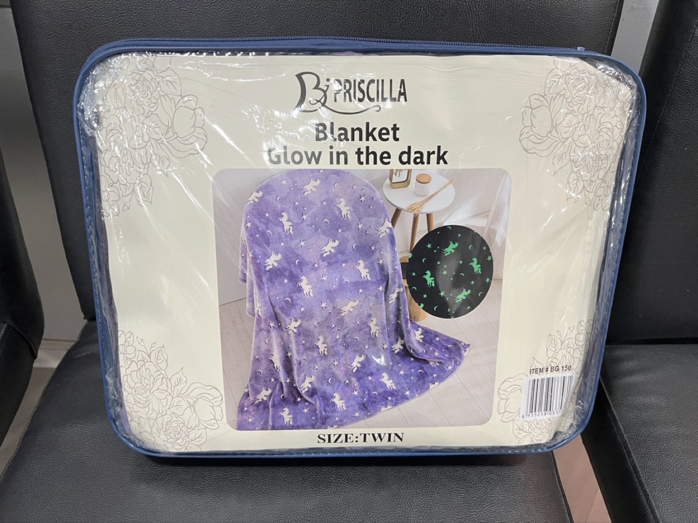 Priscilla Glow in the Dark Twin Blanket