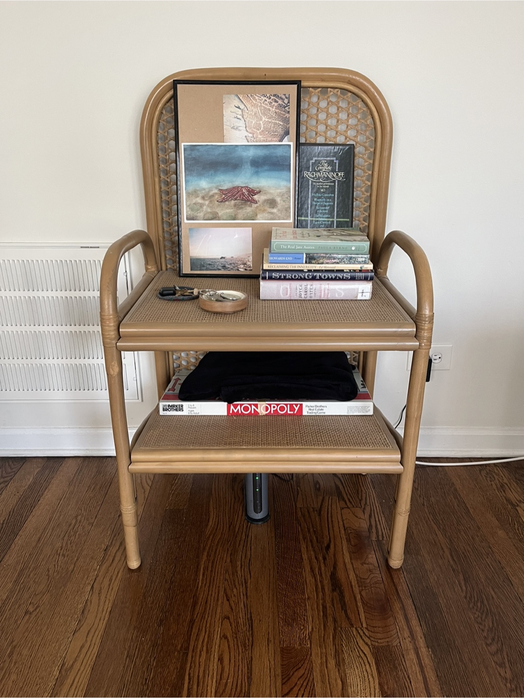Target Opalhouse 2022 Anza woven rattan nightstand