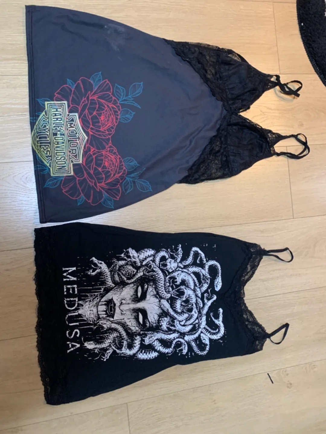 Two Graphic Print Tank Tops thumbnail