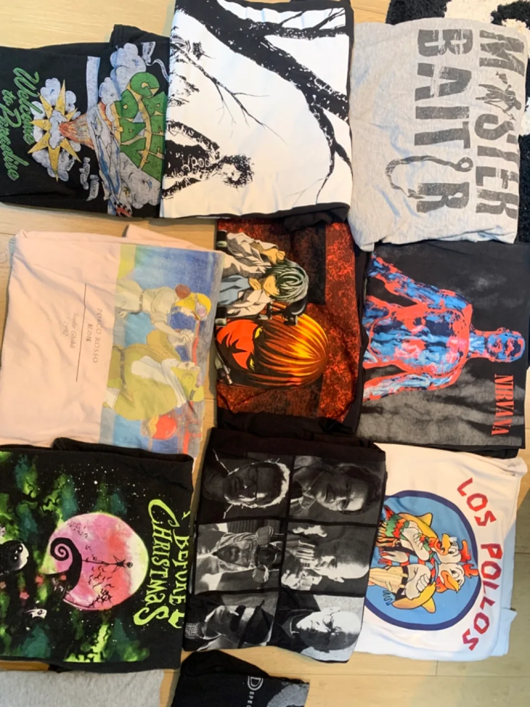 Assortment of Graphic Tees - Band, Movie, and More thumbnail