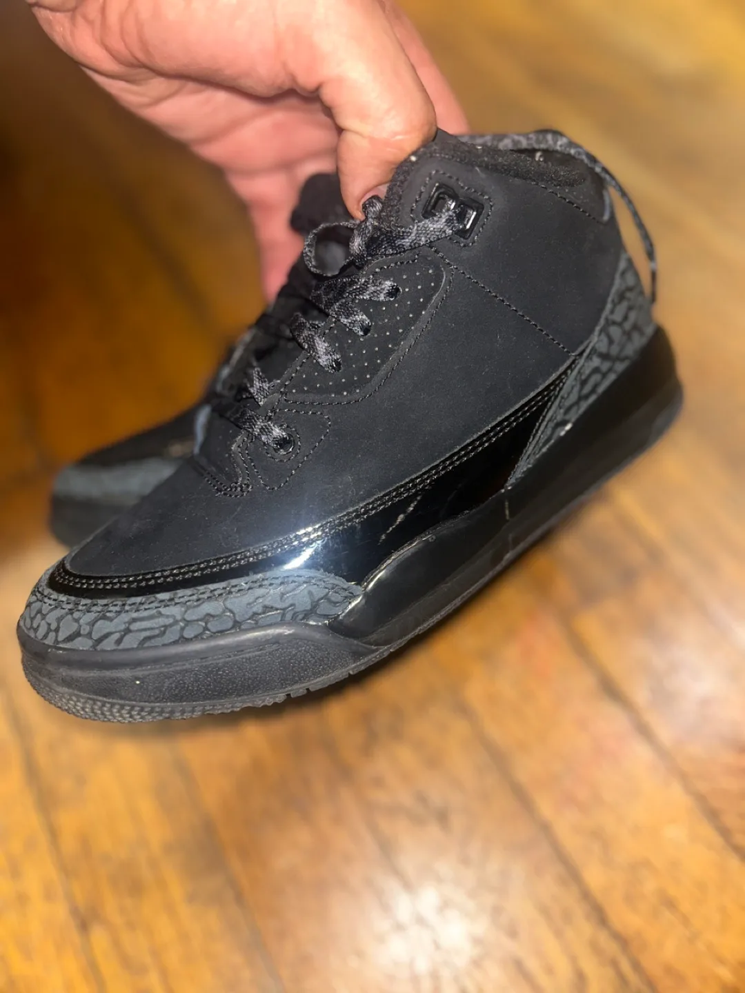 Jordan Black High-Top Sneakers image indicator(4)