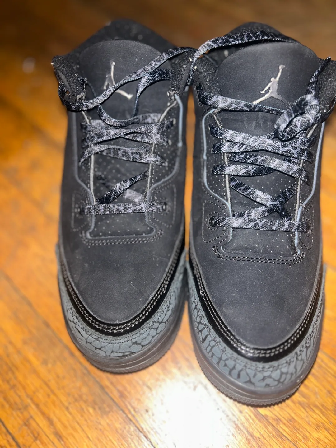 Jordan Black High-Top Sneakers image indicator(3)