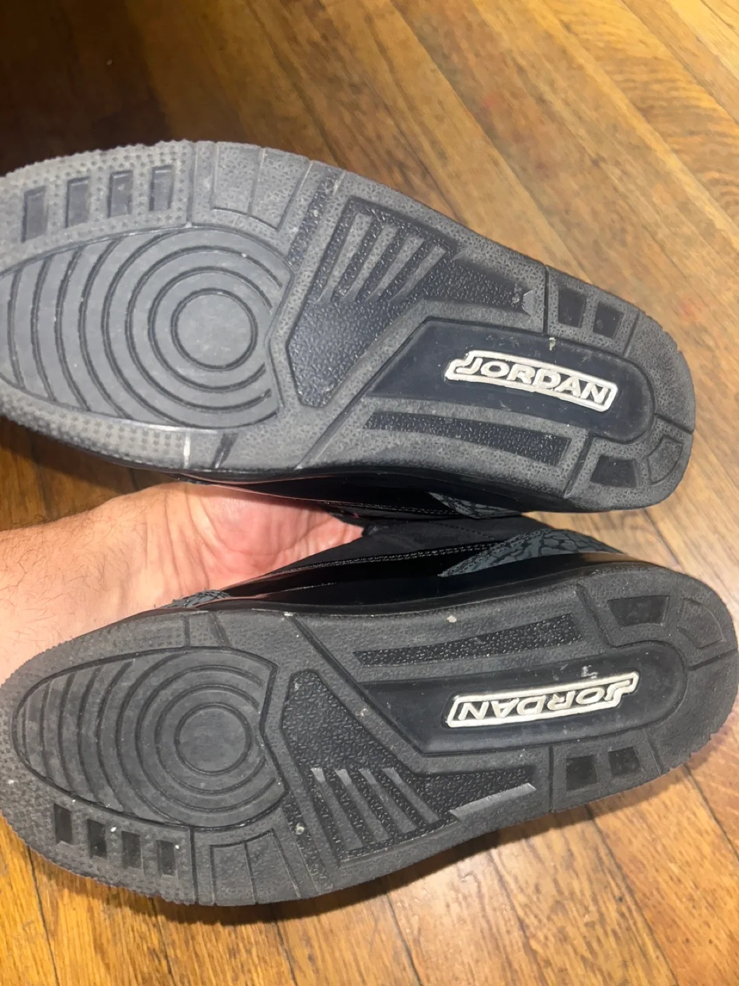 Jordan Black High-Top Sneakers image indicator(5)