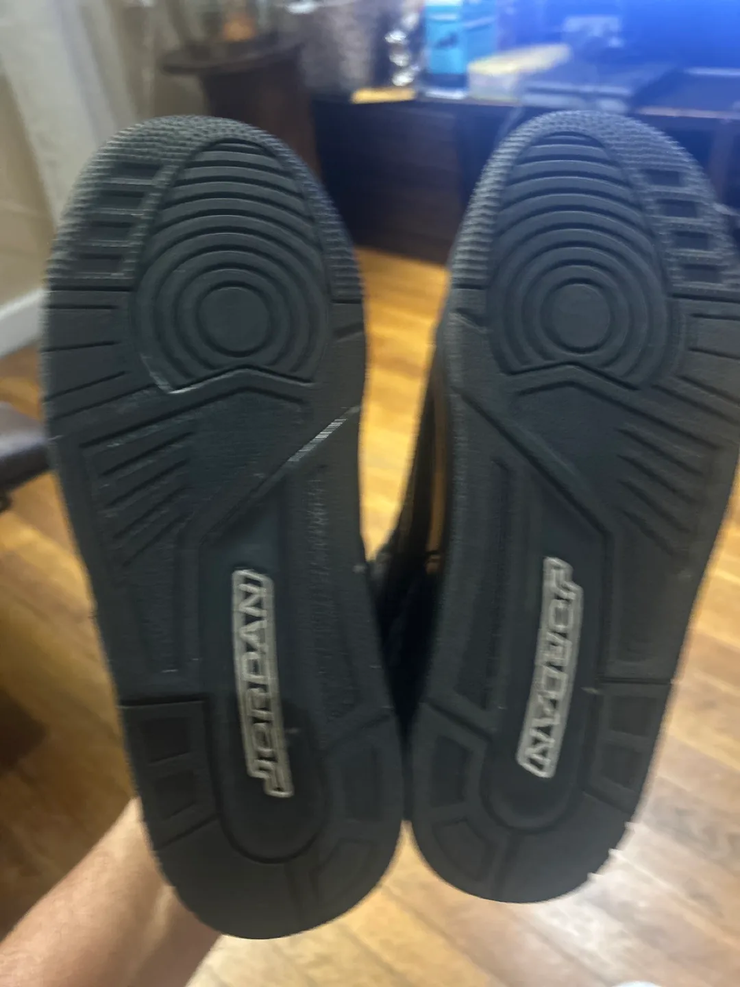 Jordan Black High-Top Sneakers image indicator(8)