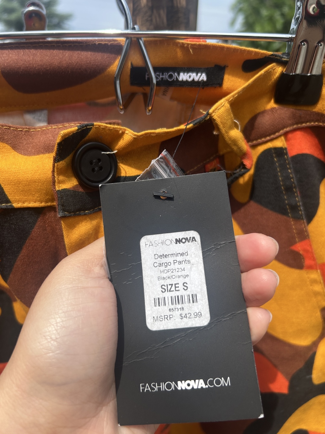 Fashion Nova Camo Cargo Pants - Size S - photo 2