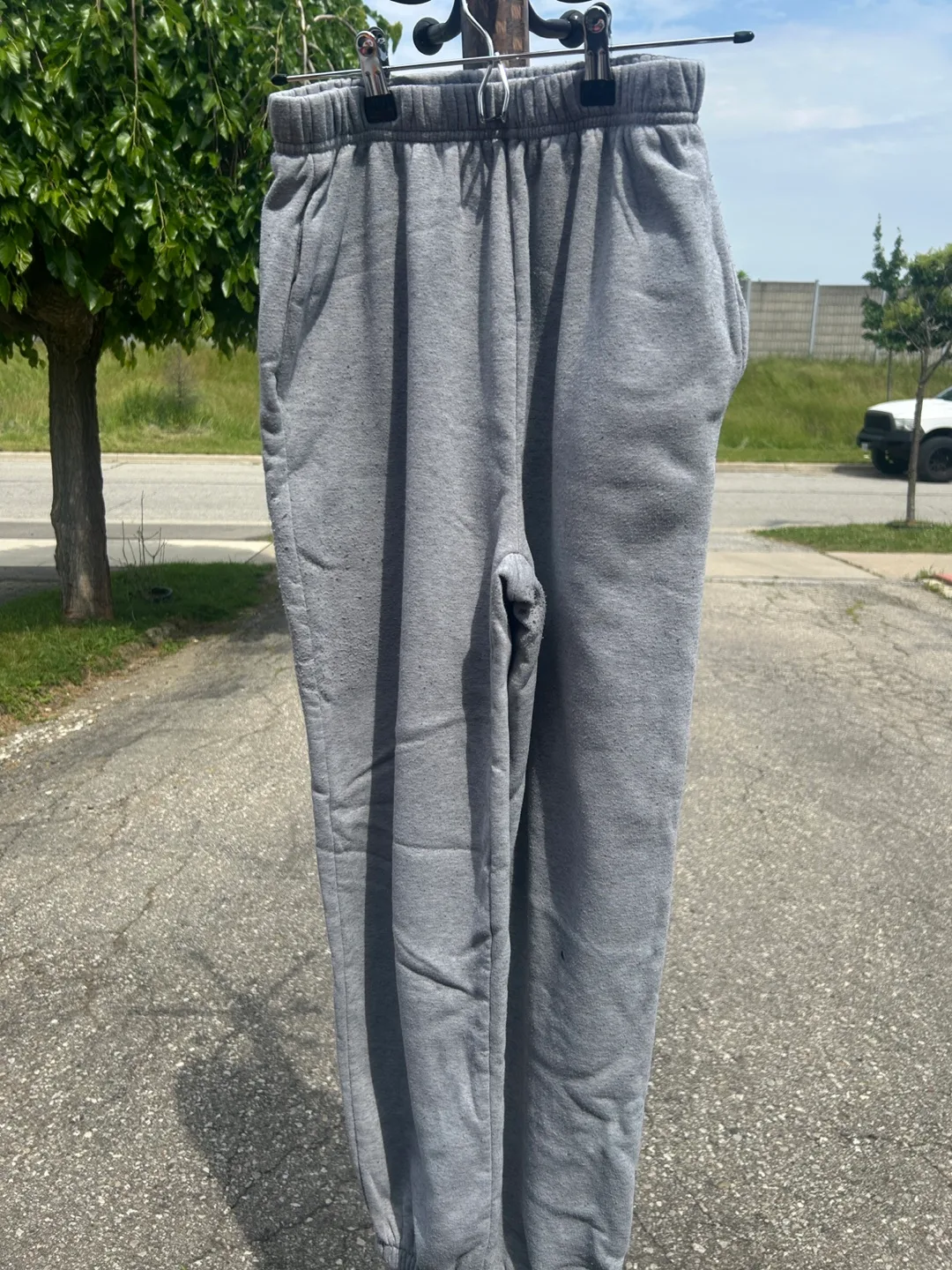 Blush Mark Grey Sweatpants - Size M thumbnail