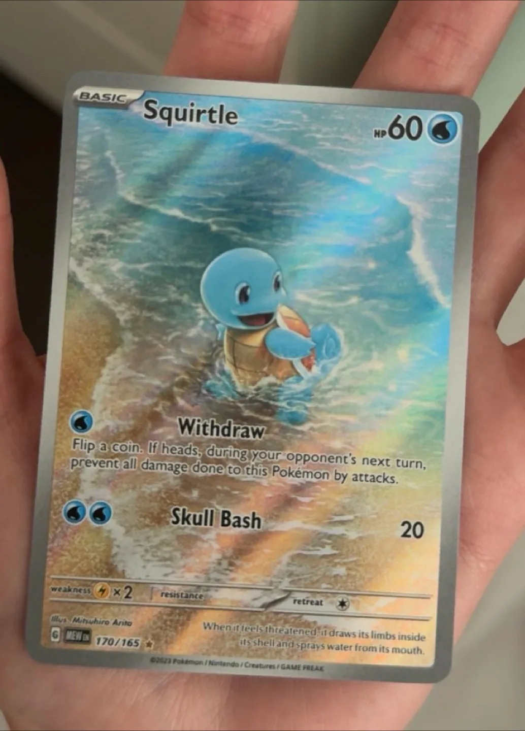 Squirtle (Pokemon 151) IR 170/165 image indicator(2)
