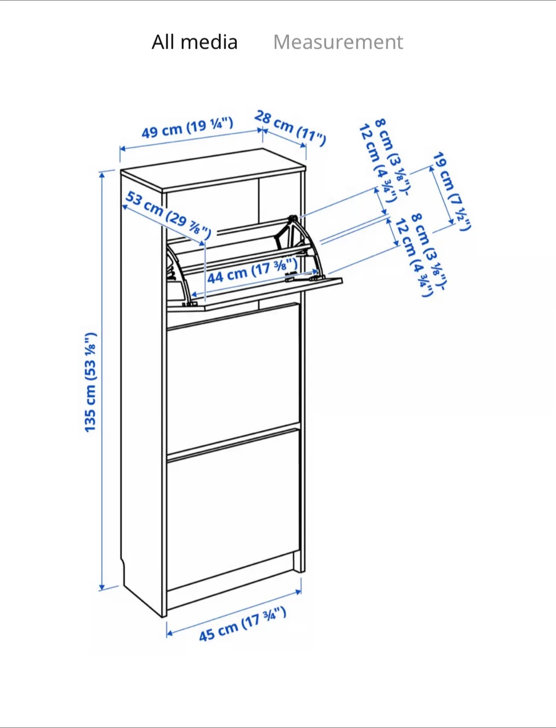 White Shoe Cabinet image indicator(4)