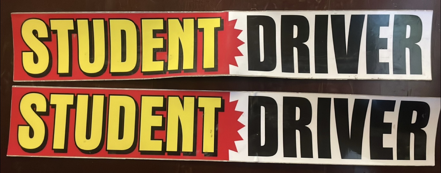 Student Driver magnets