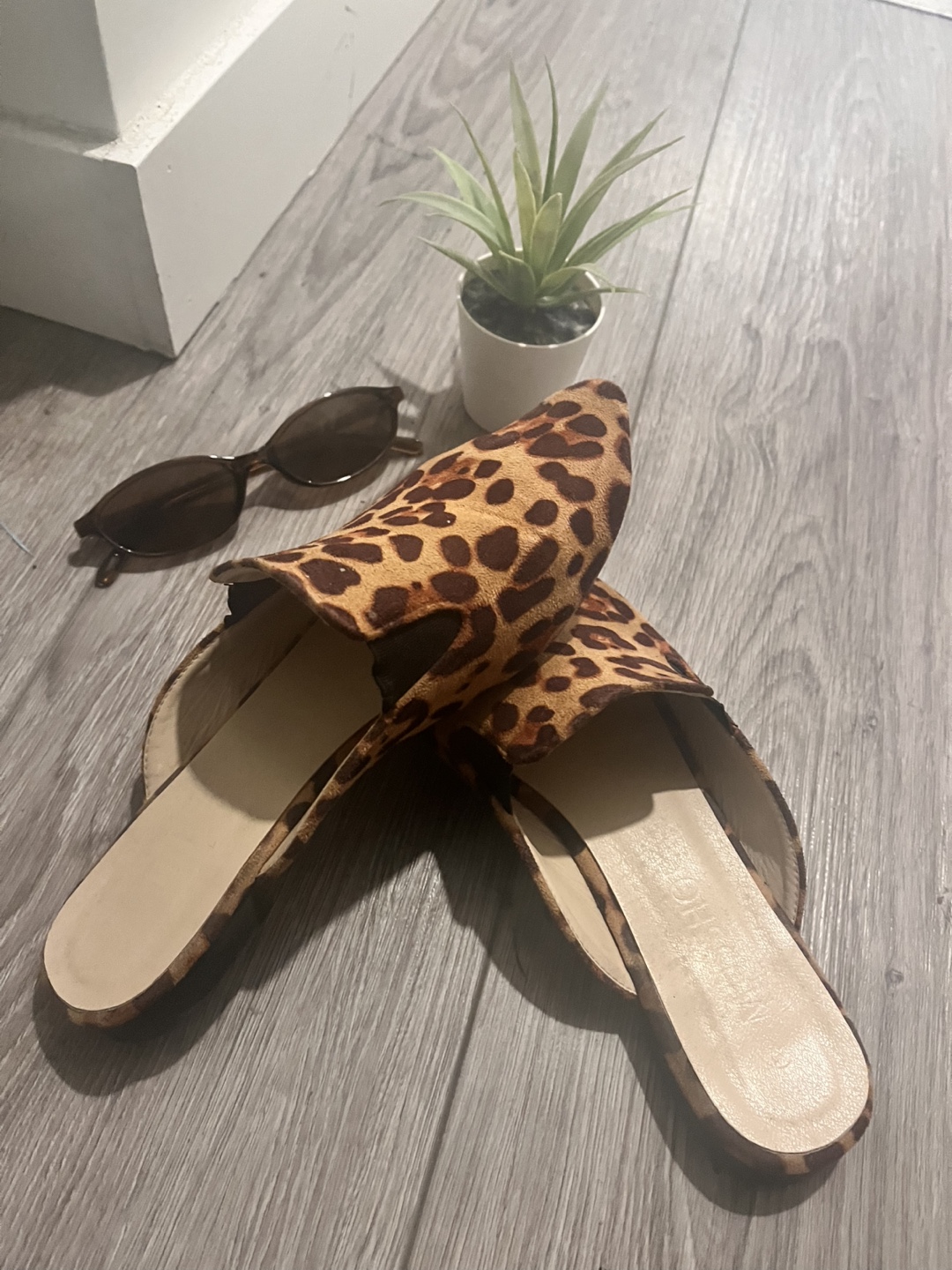 Leopard Print Mules - photo 4
